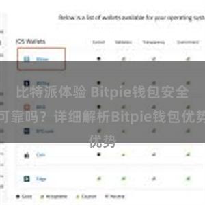 比特派体验 Bitpie钱包安全可靠吗？详细解析Bitpie钱包优势