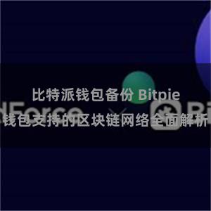 比特派钱包备份 Bitpie钱包支持的区块链网络全面解析