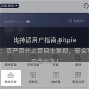 比特派用户指南 Bitpie钱包：资产百分之百自主掌控，安全可靠！