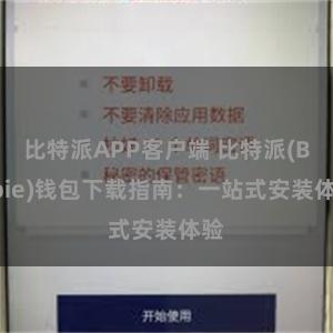 比特派APP客户端 比特派(Bitpie)钱包下载指南：一站式安装体验