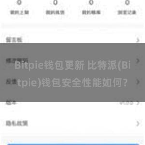 Bitpie钱包更新 比特派(Bitpie)钱包安全性能如何？