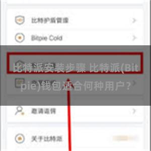 比特派安装步骤 比特派(Bitpie)钱包适合何种用户？